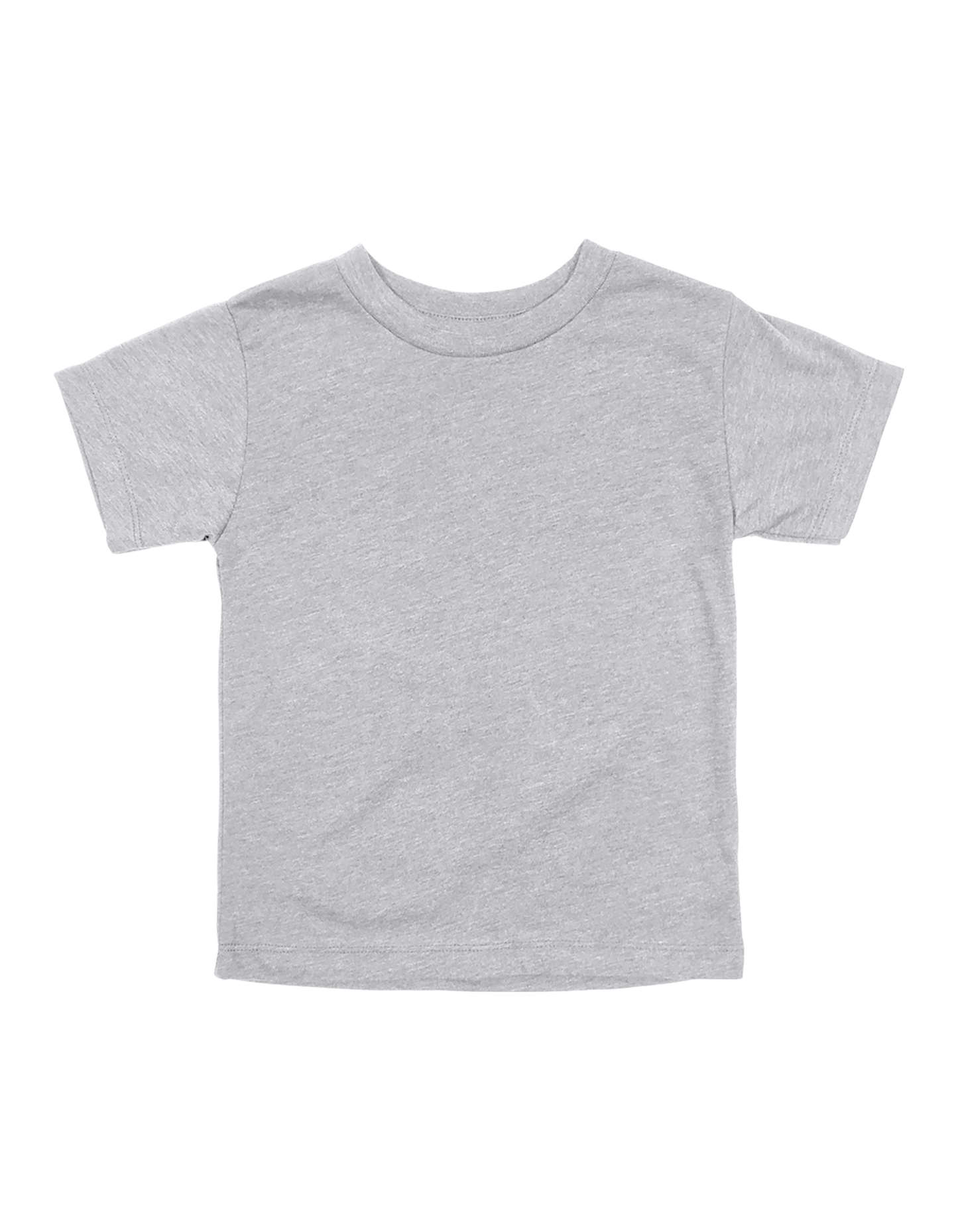 Custom toddler Bella + Canvas heathered T-shirt in Heather Athletic