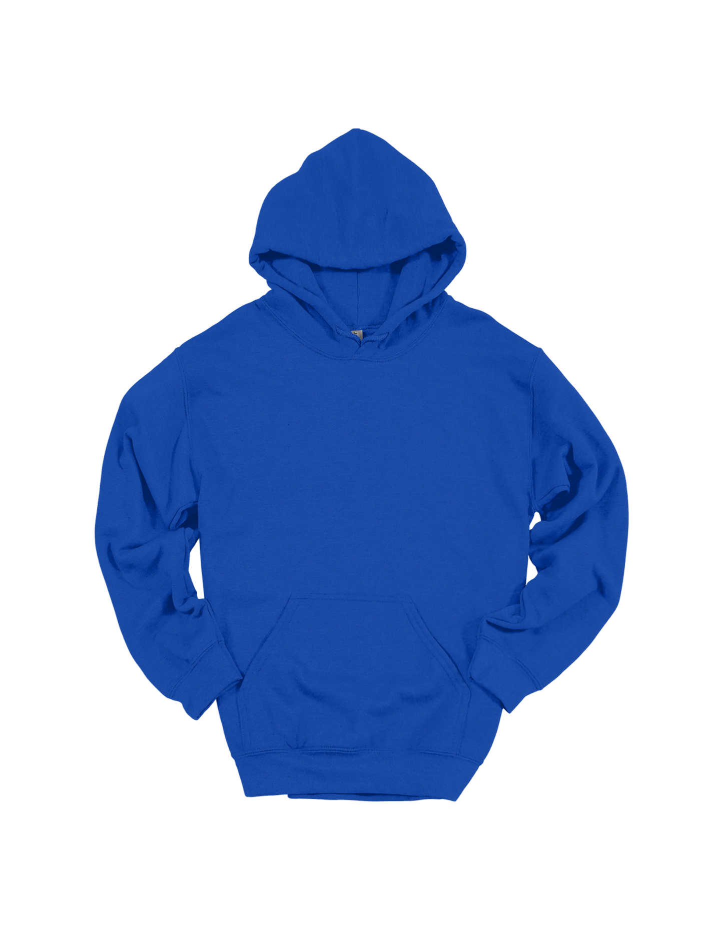 Custom adult Gildan hoodie in Royal Blue