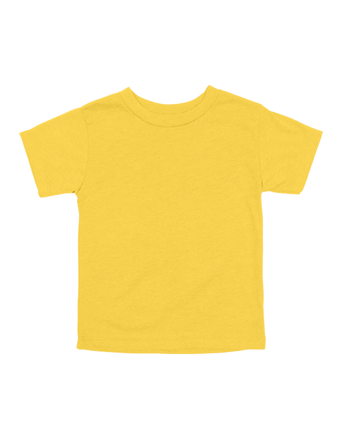 Custom toddler Bella + Canvas jersey T-shirt in Yellow