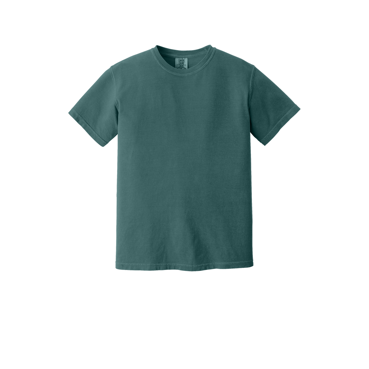 Custom Comfort Colors 1717 adult T-shirt in Blue Spruce, front view