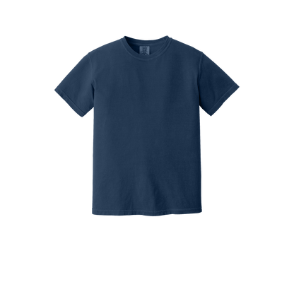 Custom Comfort Colors 1717 adult T-shirt in True Navy, front view