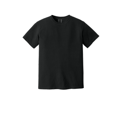 Custom Comfort Colors 1717 adult T-shirt in Black, front view