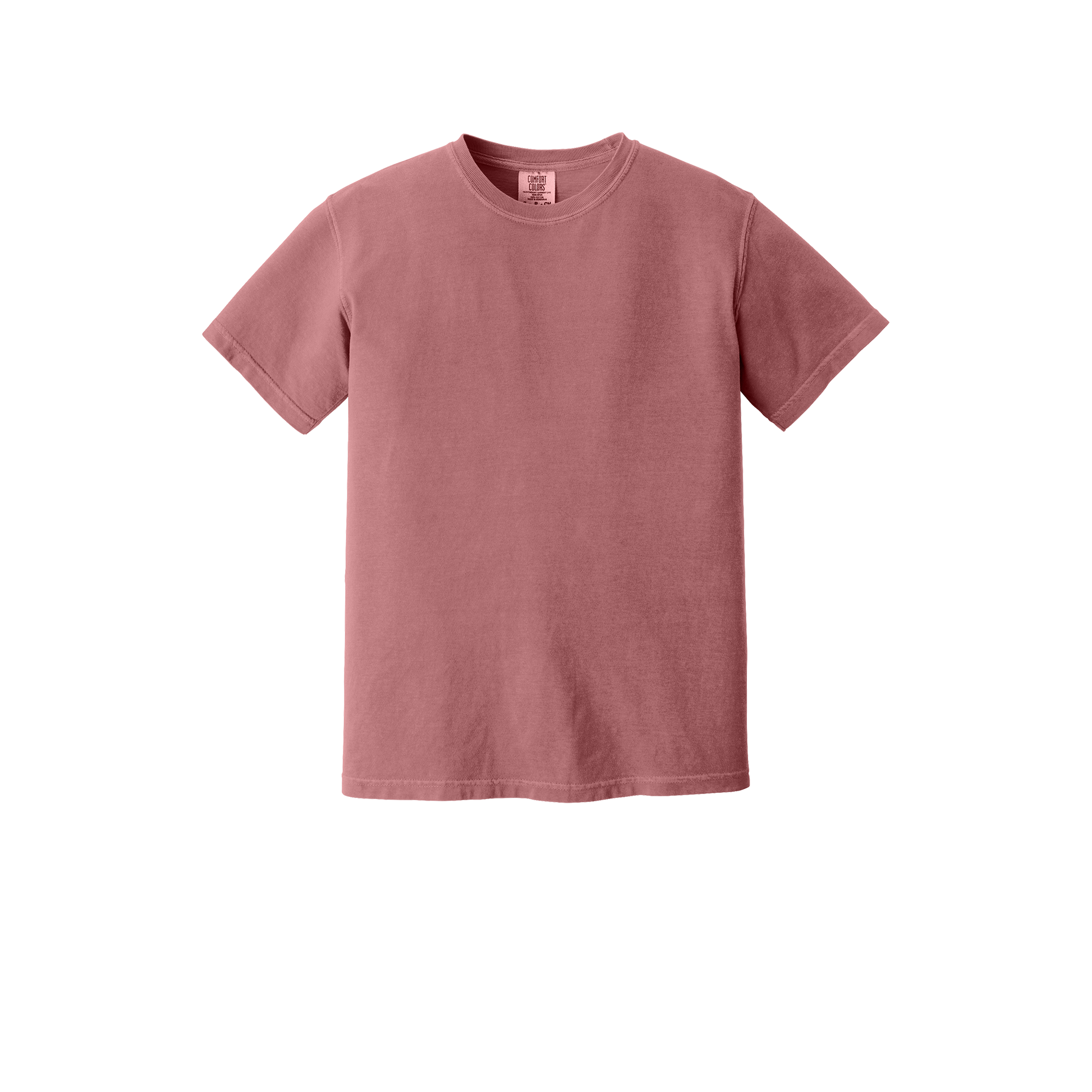 Custom Comfort Colors 1717 adult T-shirt in Brick, front view