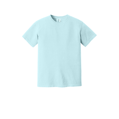 Custom Comfort Colors 1717 adult T-shirt in Chambray, front view