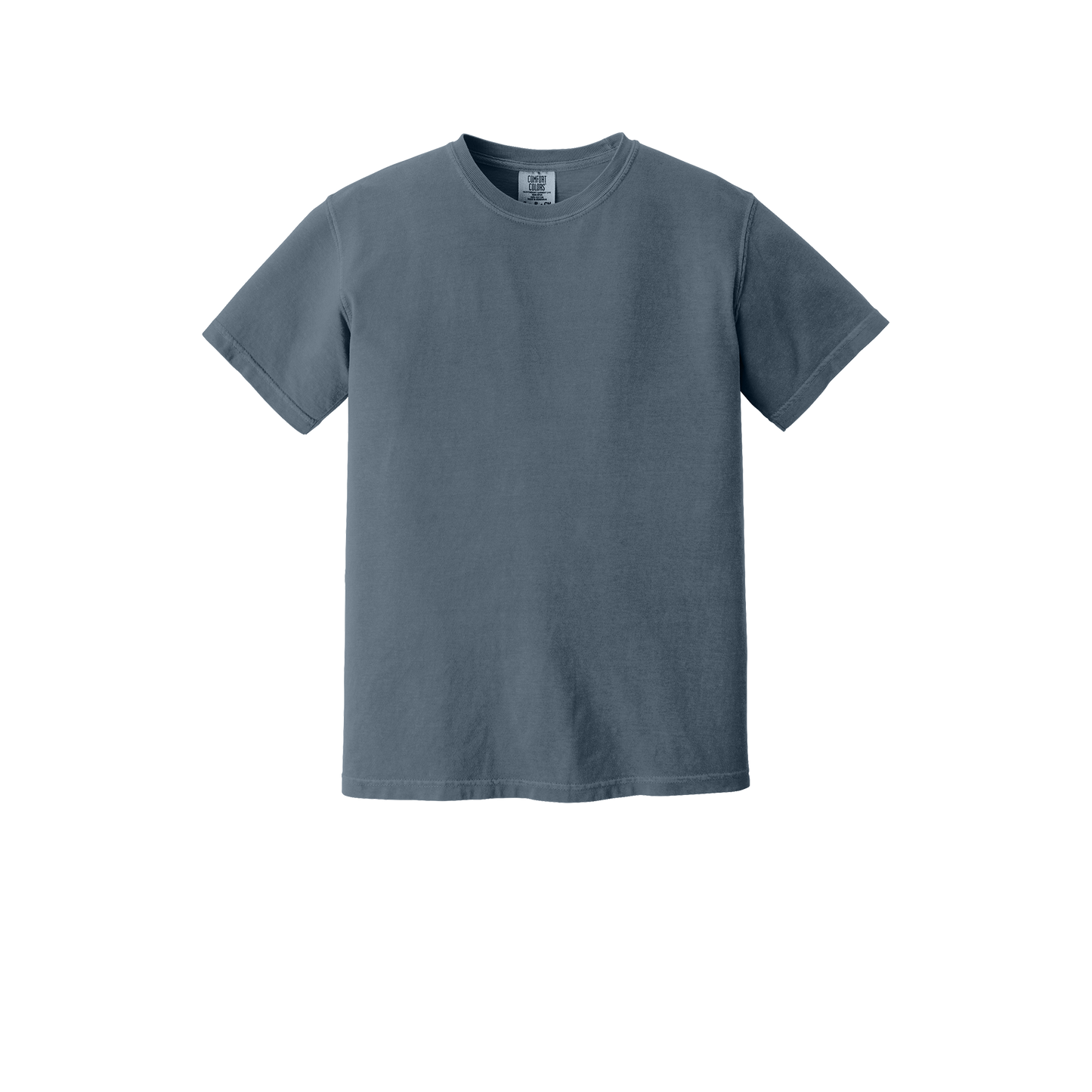 Custom Comfort Colors 1717 adult T-shirt in Denim, front view