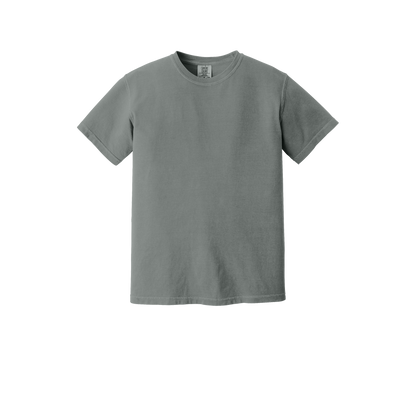 Custom Comfort Colors 1717 adult T-shirt in Grey, front view