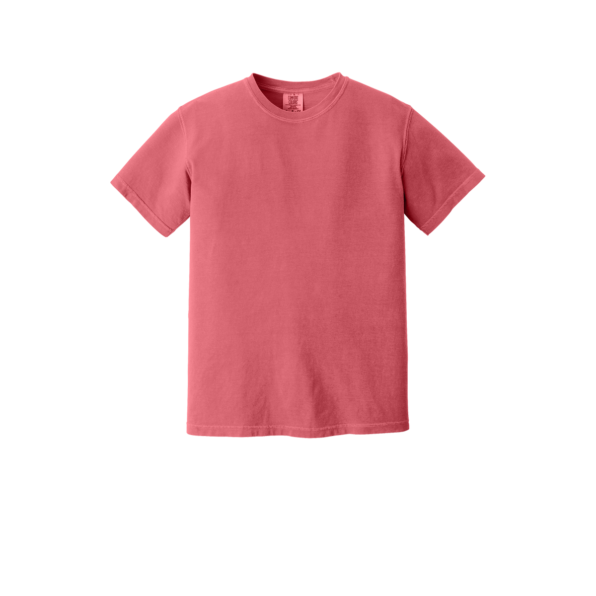 Custom Comfort Colors 1717 adult T-shirt in Watermellon, front view