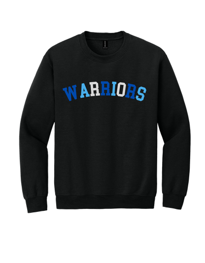 Warriors Arched design on Black T-shirt, alternate view 2