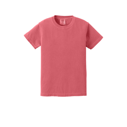 Custom Comfort Colors 9018 youth T-shirt in Watermellon, front view