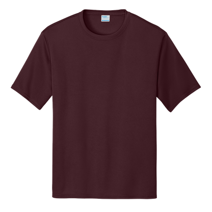 Port & Company performance T-shirt in Maroon