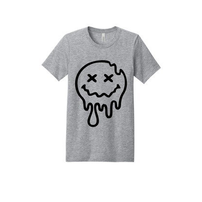 On My Last Nerve Front & Back design on a Heather Athletic Gray adult T-shirt, front view.