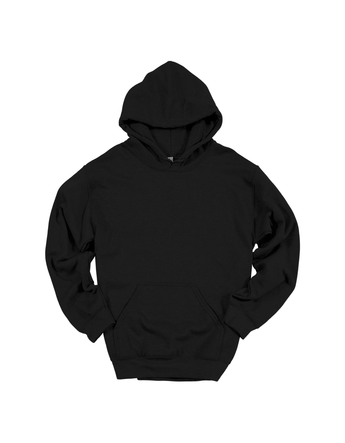 Custom adult Gildan hoodie in Black