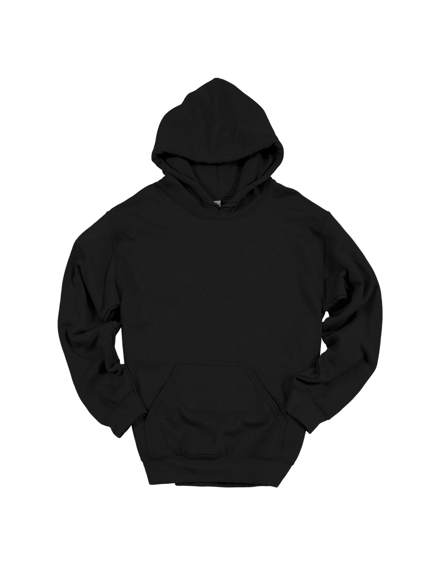 Custom youth Gildan hoodie in Black