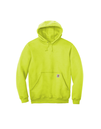 Custom Carhartt midweight hoodie in Brite Lime