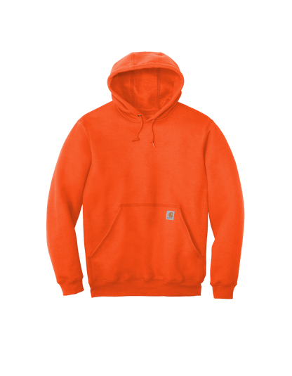 Custom Carhartt midweight hoodie in Brite Orange
