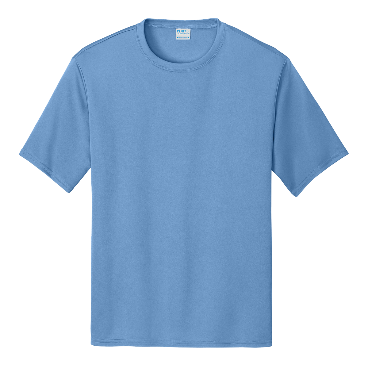 Port & Company performance T-shirt in Carolina Blue