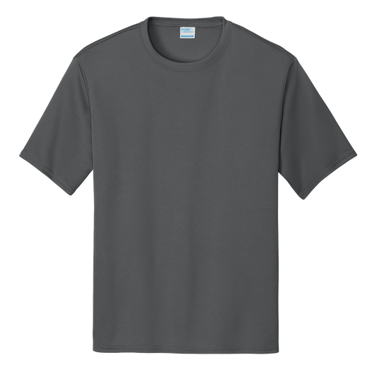 Port & Company performance T-shirt in Charcoal