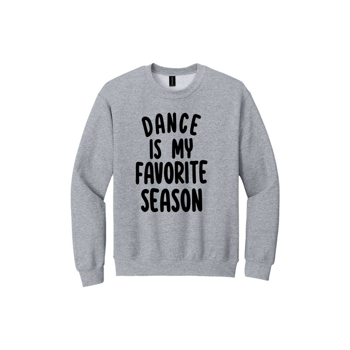Adult 18000 SportGrey Dance Is My Favorite Season artwork - front view.