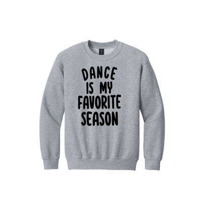 Youth 18000B SportGrey Dance Is My Favorite Season artwork - front view.