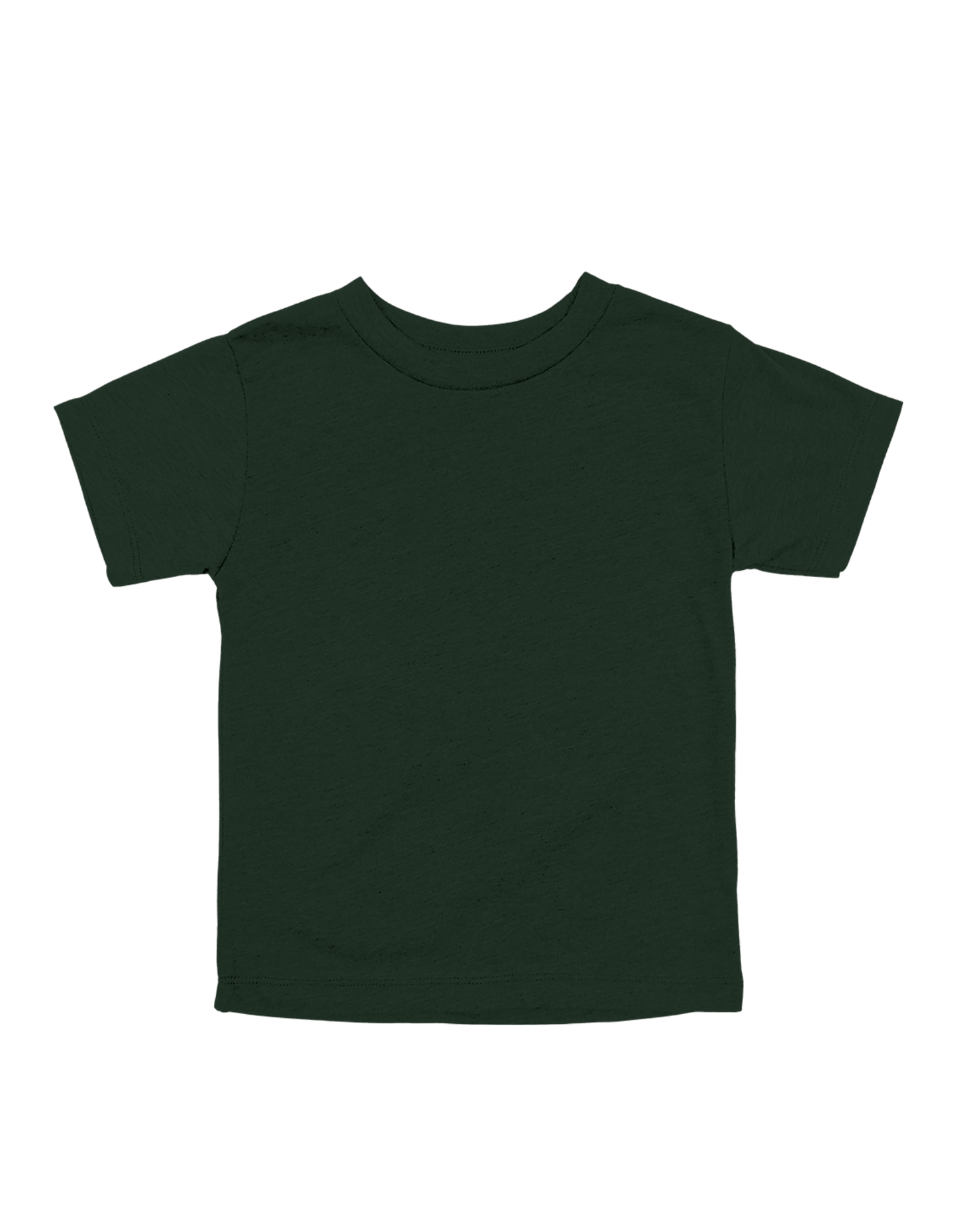 Custom toddler Bella + Canvas jersey T-shirt in Forest Green
