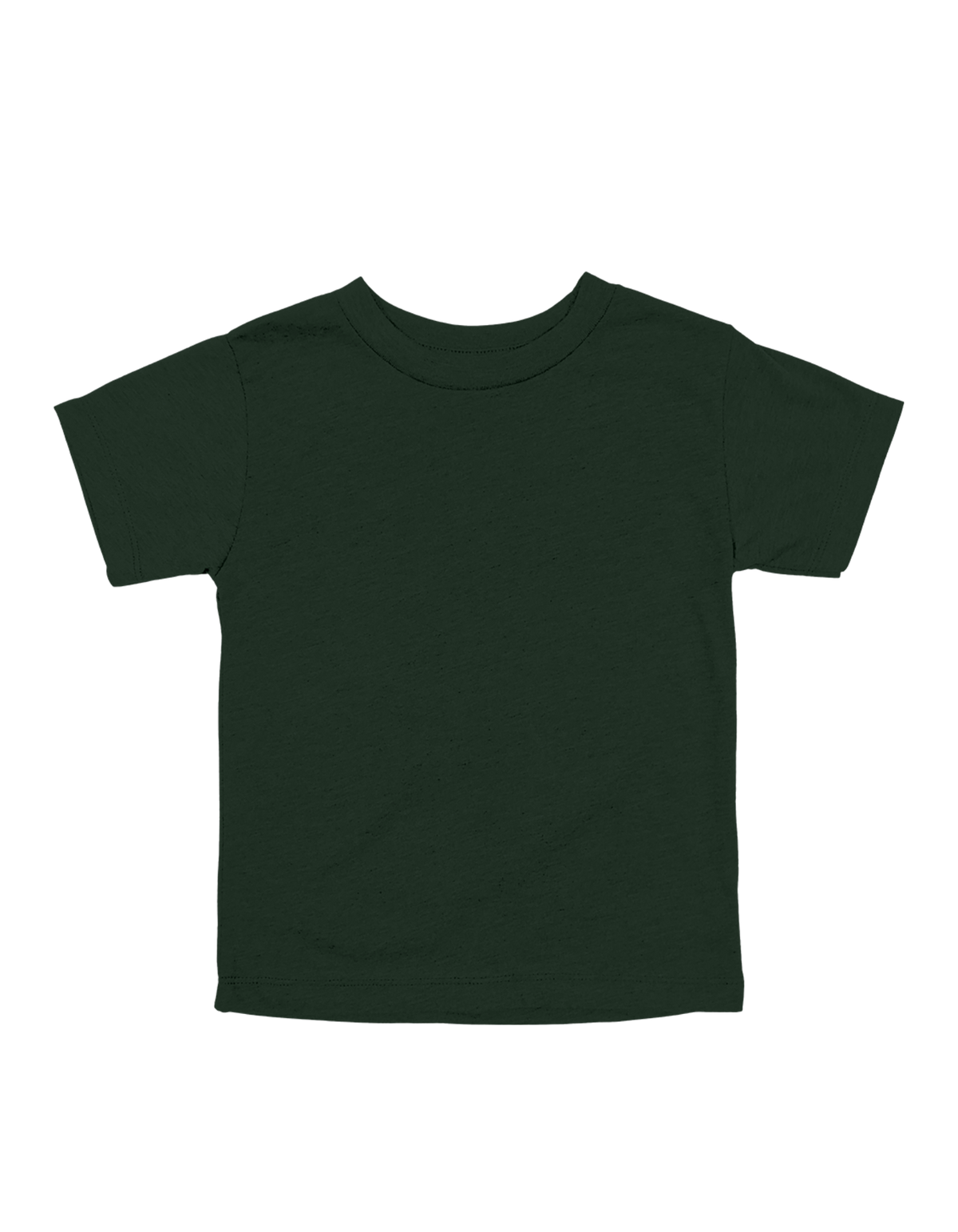 Custom toddler Bella + Canvas jersey T-shirt in Forest Green