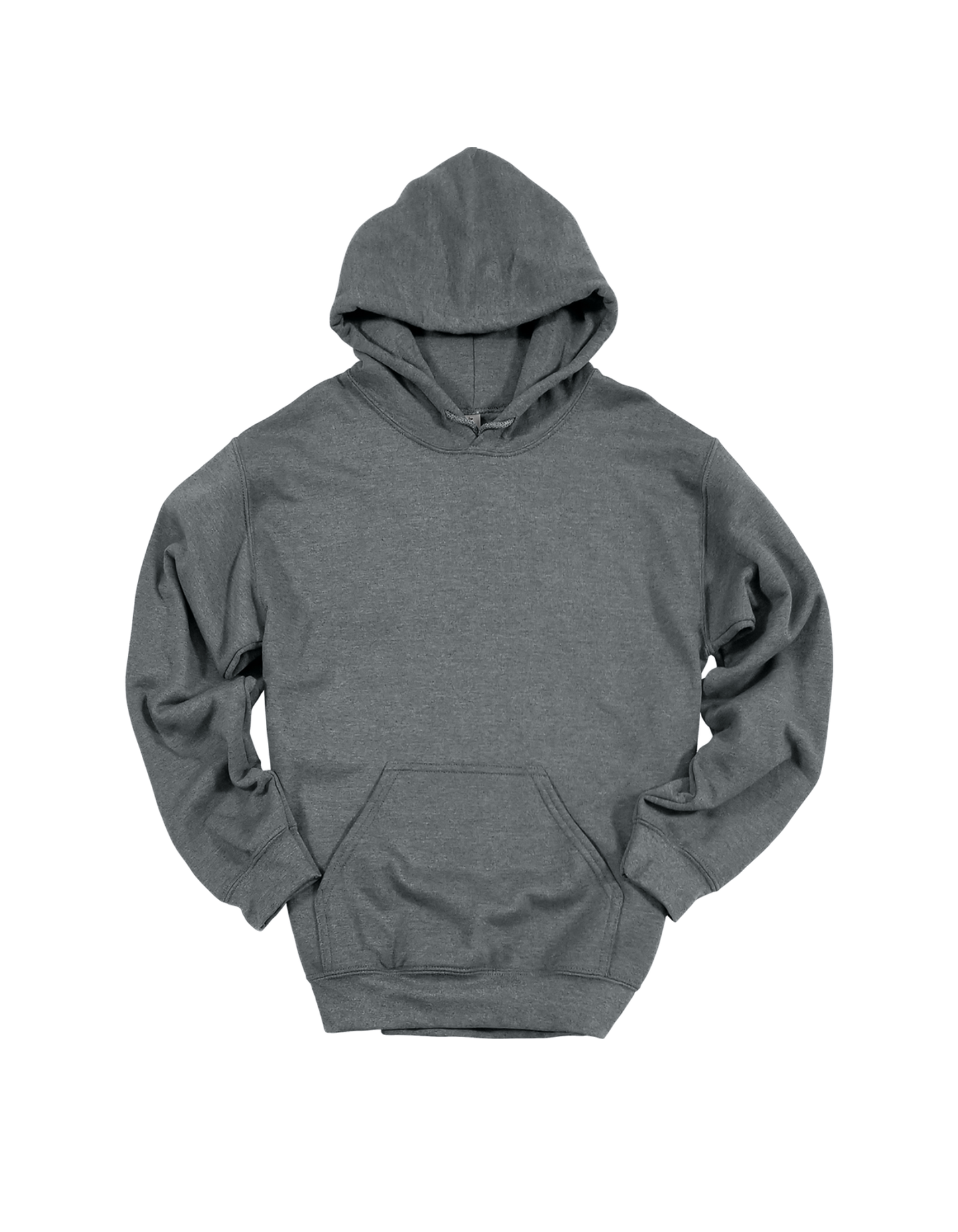 Custom adult Gildan hoodie in Graphite Heather