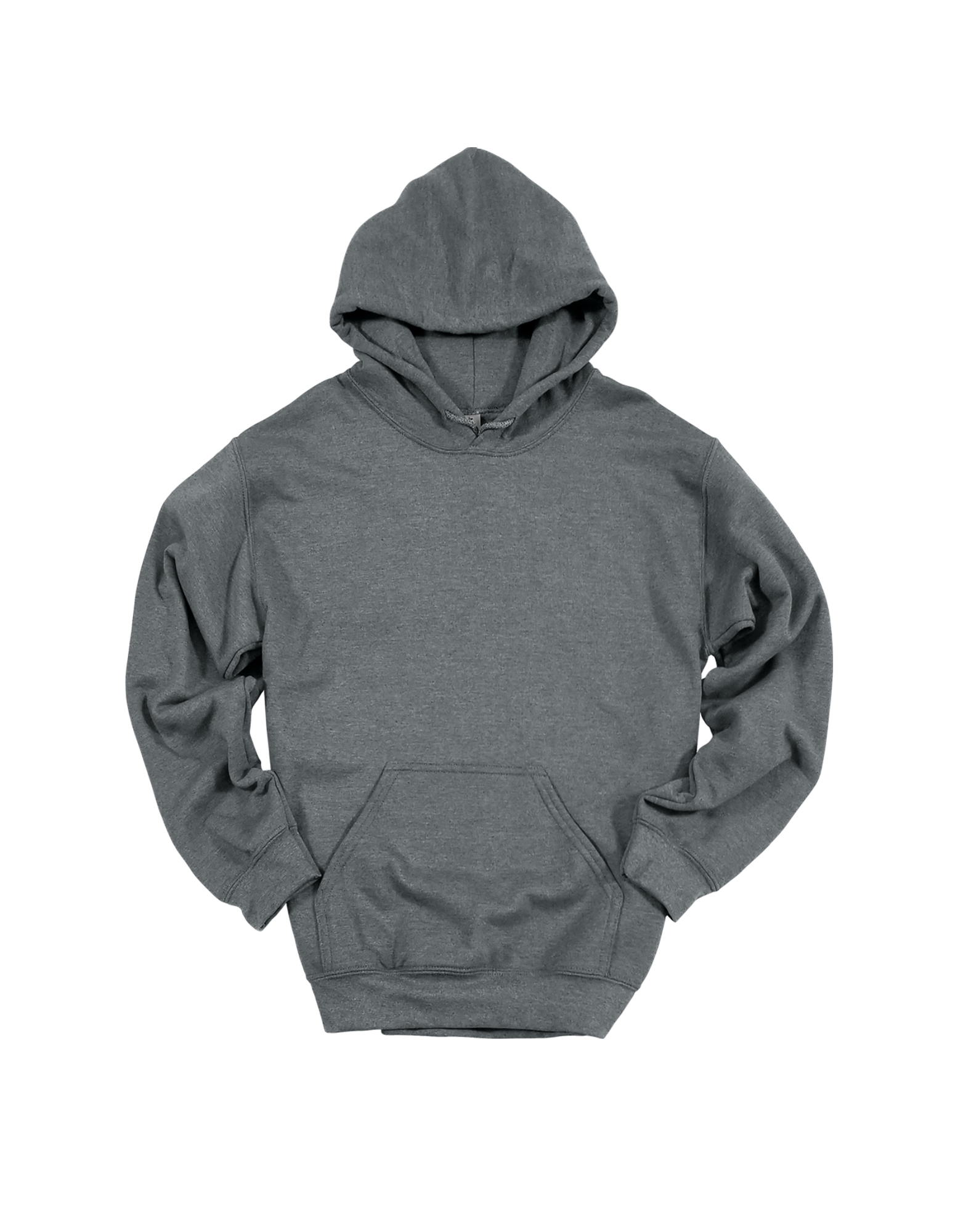 Custom youth Gildan hoodie in Graphite Heather