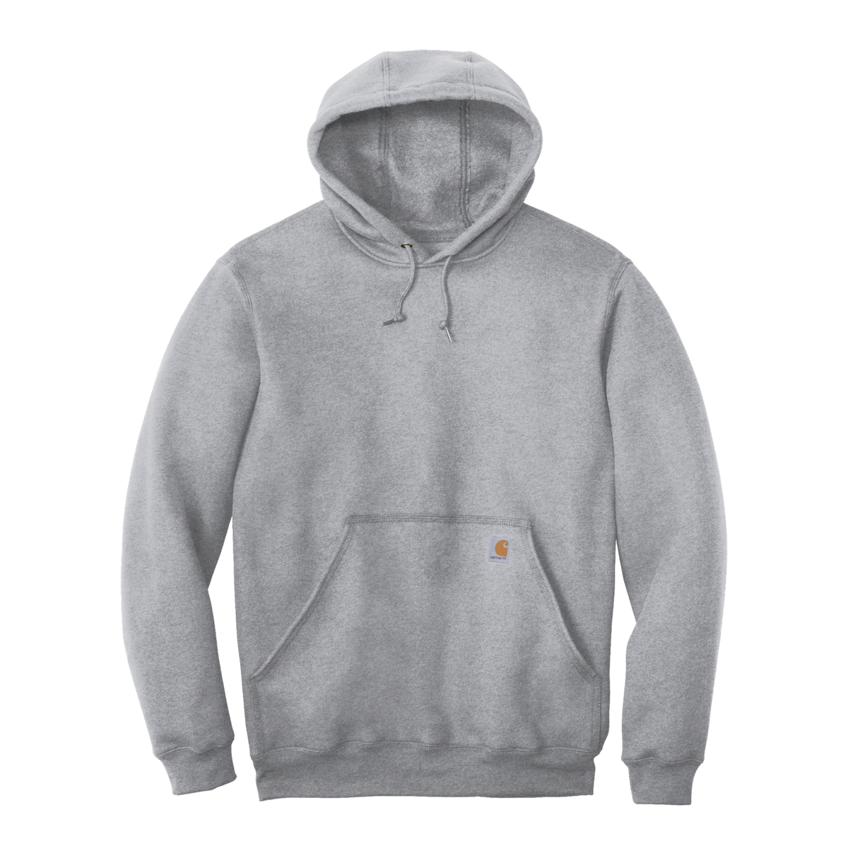 Custom Carhartt midweight hoodie in Heather Grey