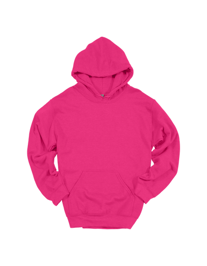Custom adult Gildan hoodie in Pink