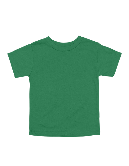 Custom toddler Bella + Canvas jersey T-shirt in Kelly Green
