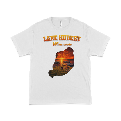 Lake Hubert design on White T-shirt