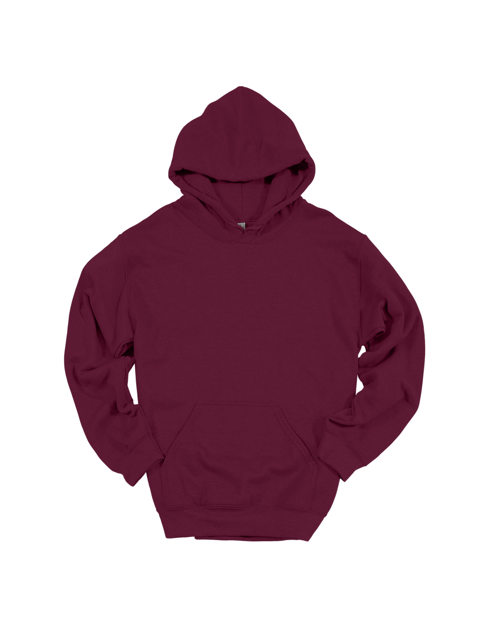 Custom adult Gildan hoodie in Maroon