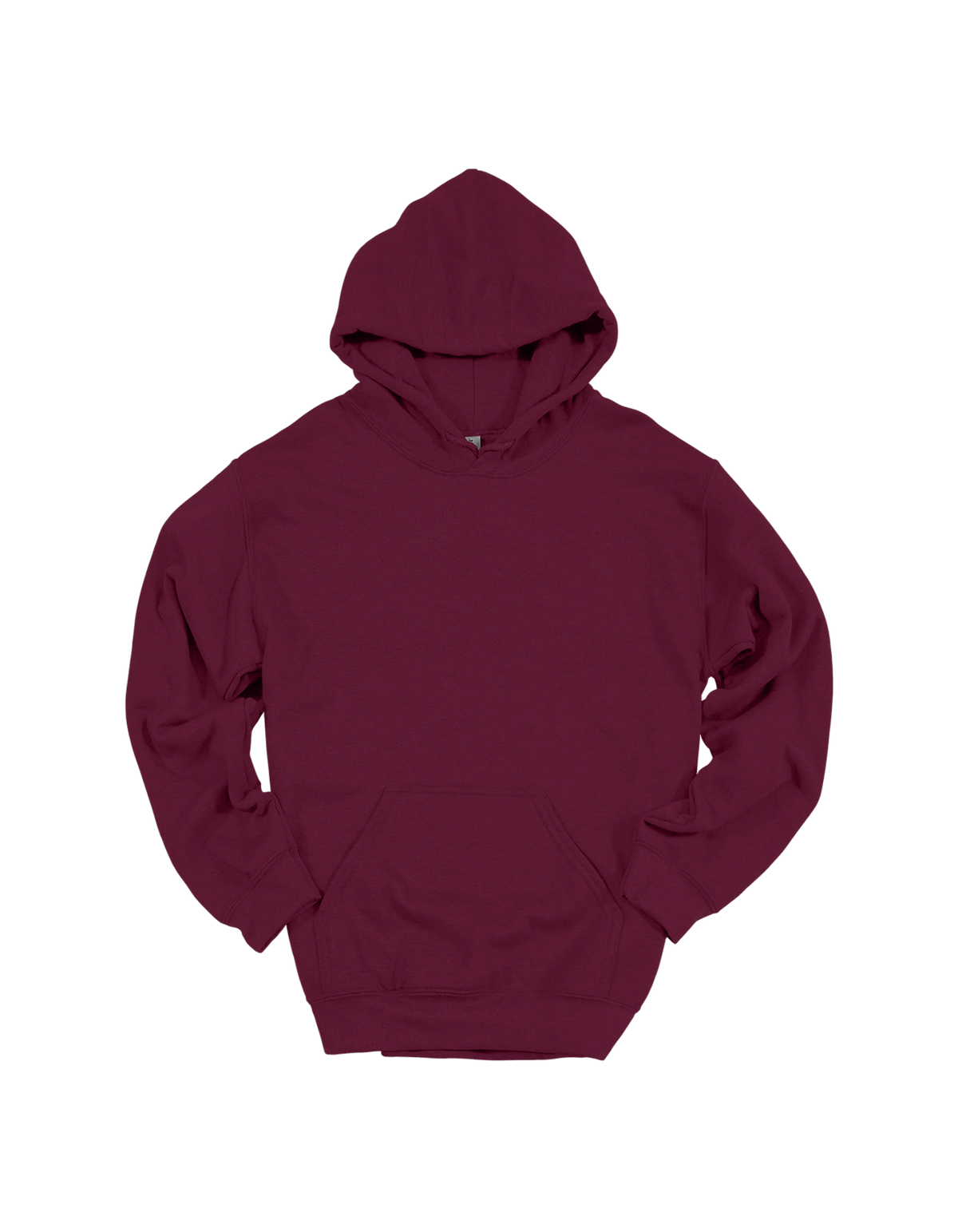 Custom youth Gildan hoodie in Maroon