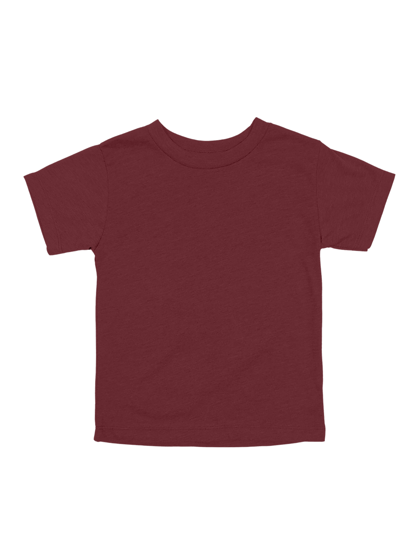 Custom toddler Bella + Canvas jersey T-shirt in Maroon