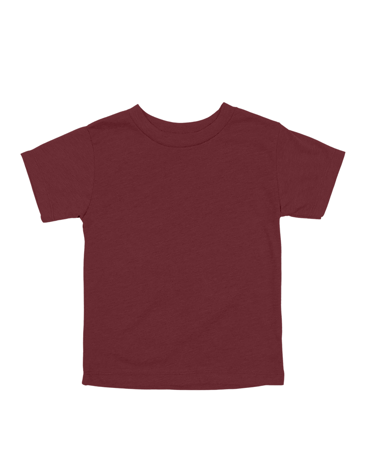Custom toddler Bella + Canvas jersey T-shirt in Maroon