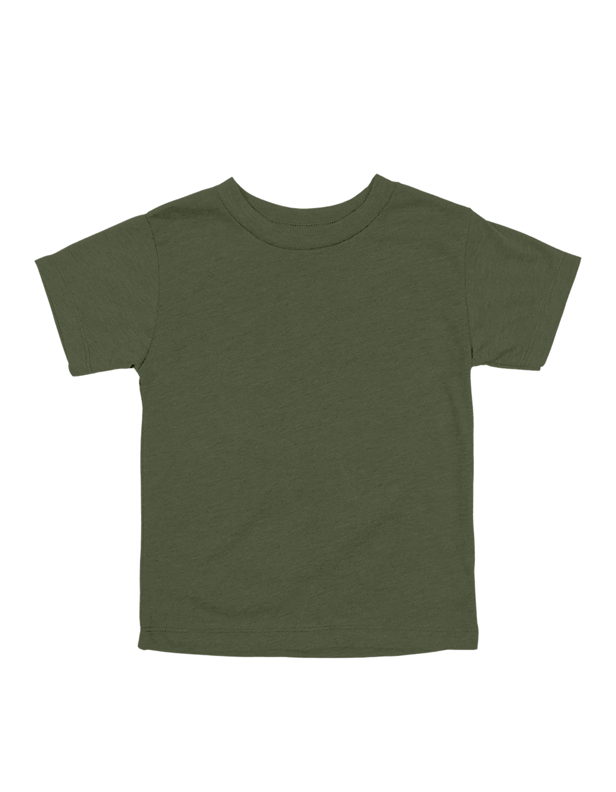 Custom toddler Bella + Canvas jersey T-shirt in Miltary Green