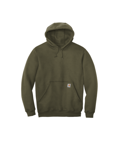 Custom Carhartt midweight hoodie in Moss