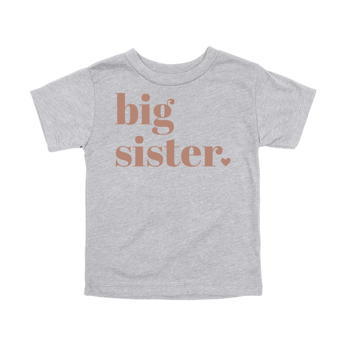 Big Sister Apparel — gray toddler-tee front