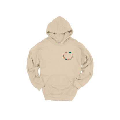 Cool Moms Club Apparel — tan adult-hoodie front