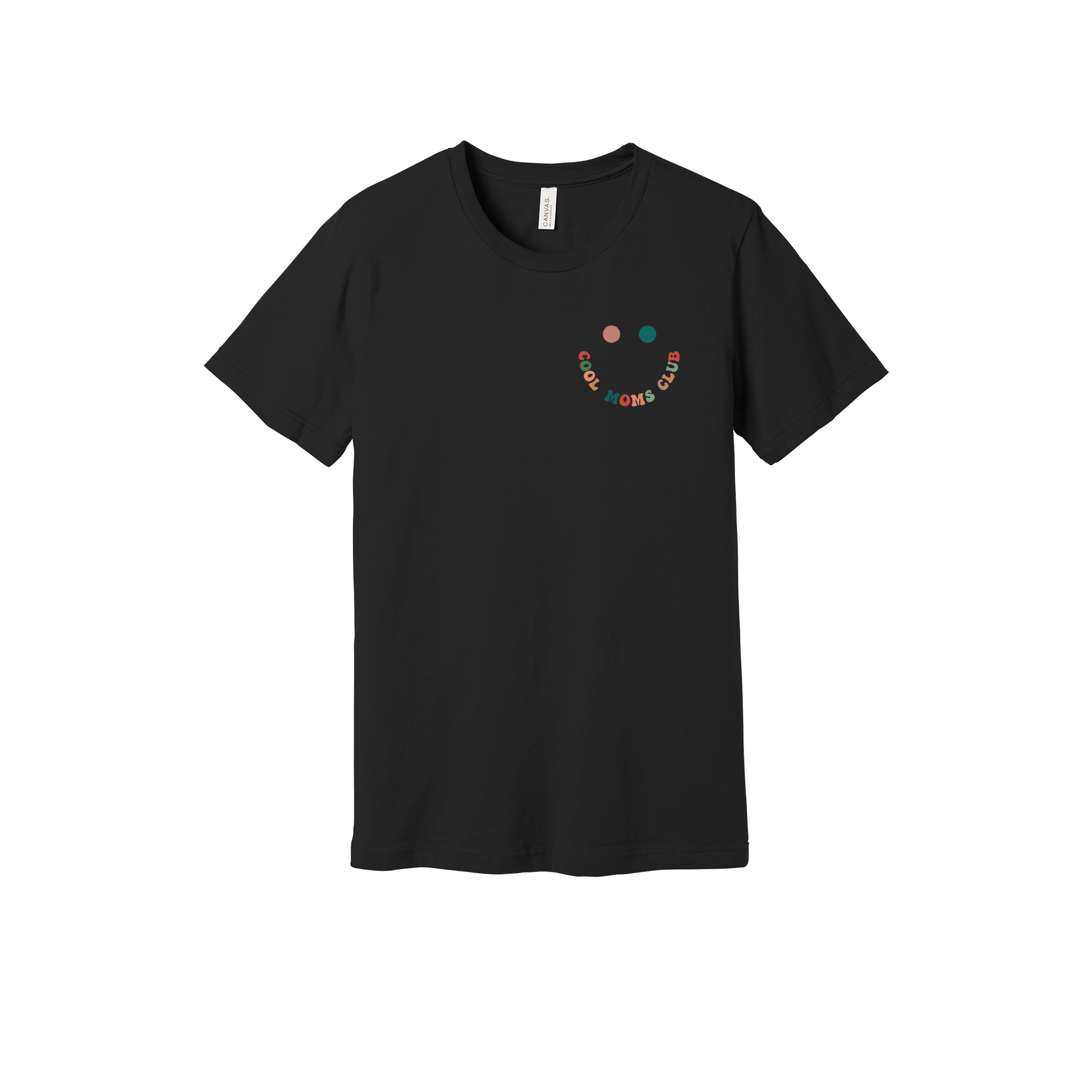 Cool Moms Club Apparel — black adult-tee front