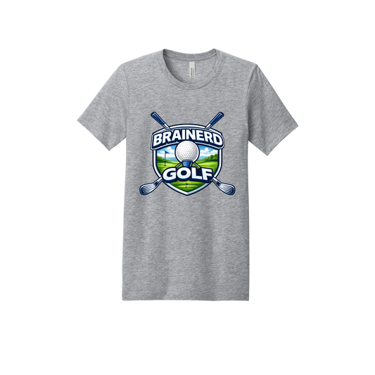 Brainerd Golf Apparel — gray adult-tee front