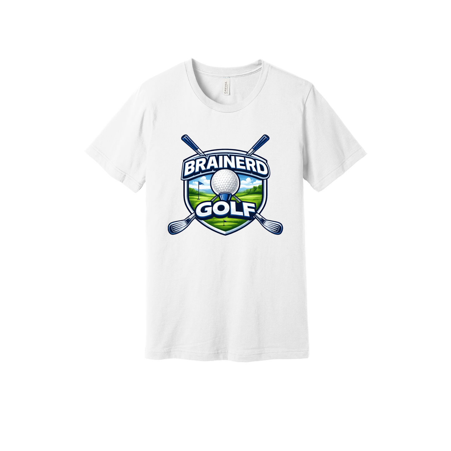 Brainerd Golf Apparel - white adult-tee front