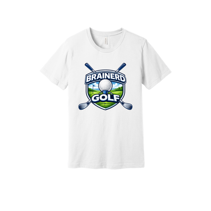 Brainerd Golf Apparel - white adult-tee front