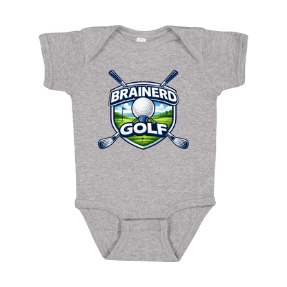 Brainerd Golf Apparel — gray infant-onesie front