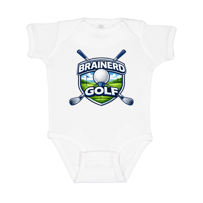 Brainerd Golf Apparel - white infant-onesie front