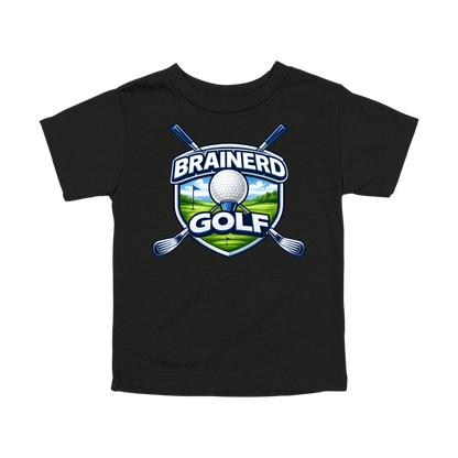 Brainerd Golf Apparel — black toddler-tee front