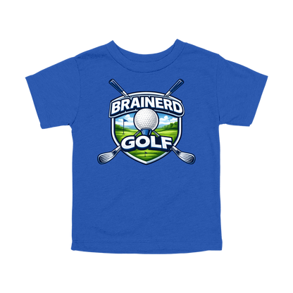 Brainerd Golf Apparel — blue toddler-tee front