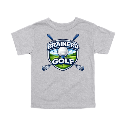 Brainerd Golf Apparel — gray toddler-tee front
