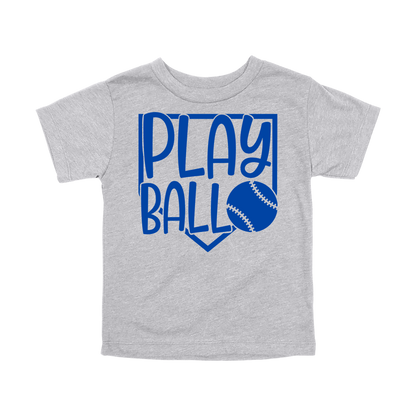 Play Ball Apparel — gray toddler-tee front