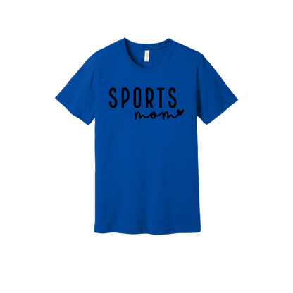 Sports Mom Apparel — blue adult-tee front